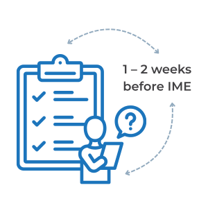Preparing the Claimant / Examinee Timeline